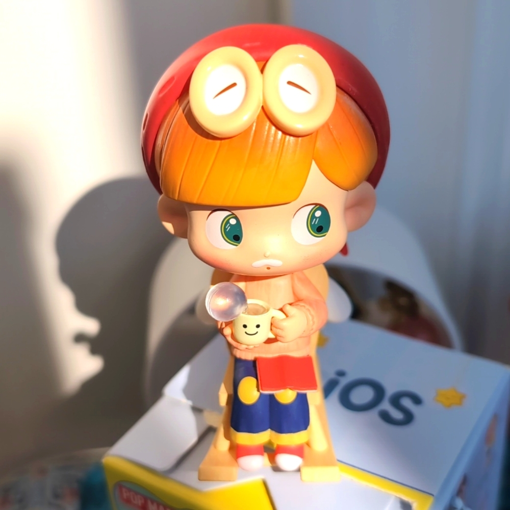 🌟Buy 2 Get 1 FREE- 'Lilios' Designer Figure- "Cream Moustache"